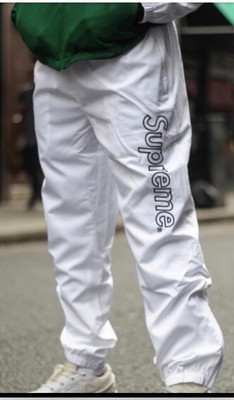 lacoste nylon track pants
